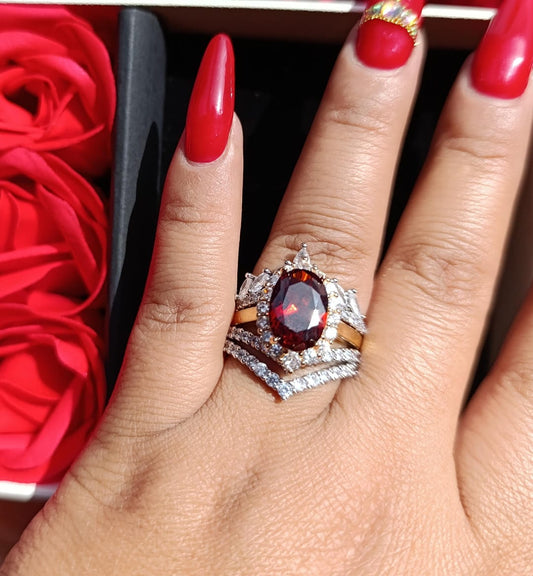 Anillo Triple "Eterno Amor"