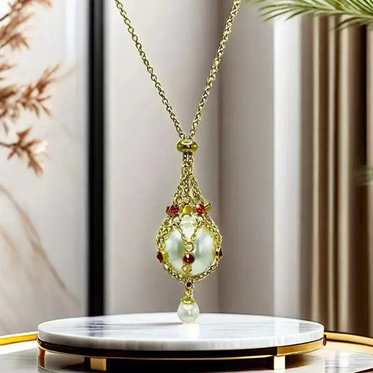 Collar Elegante  “Perla Encapsulada”